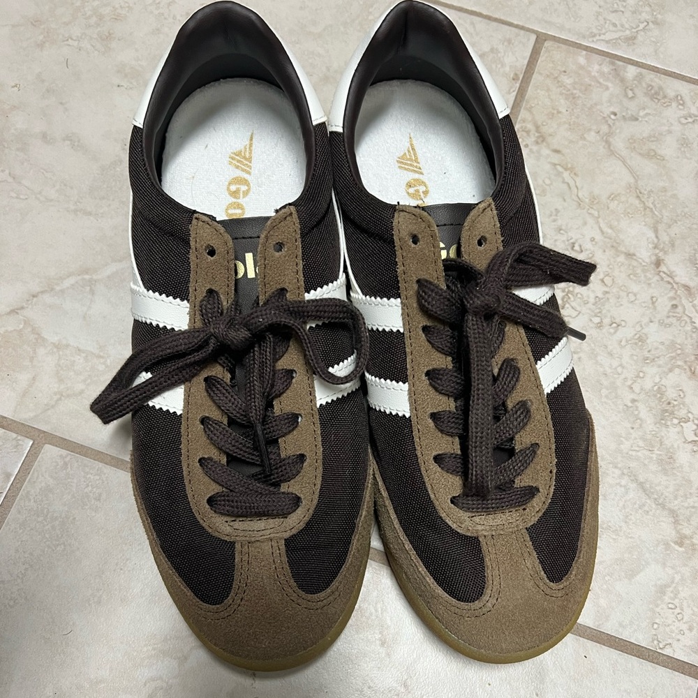 Gola x Anthropologie Black and Brown Athletic Shoes